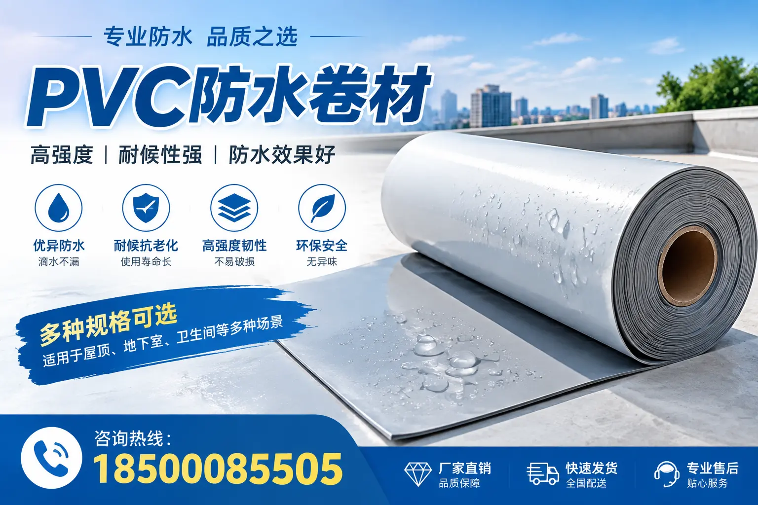 选用PVC防水卷材时需要避开的常见误区，特别是在赤峰