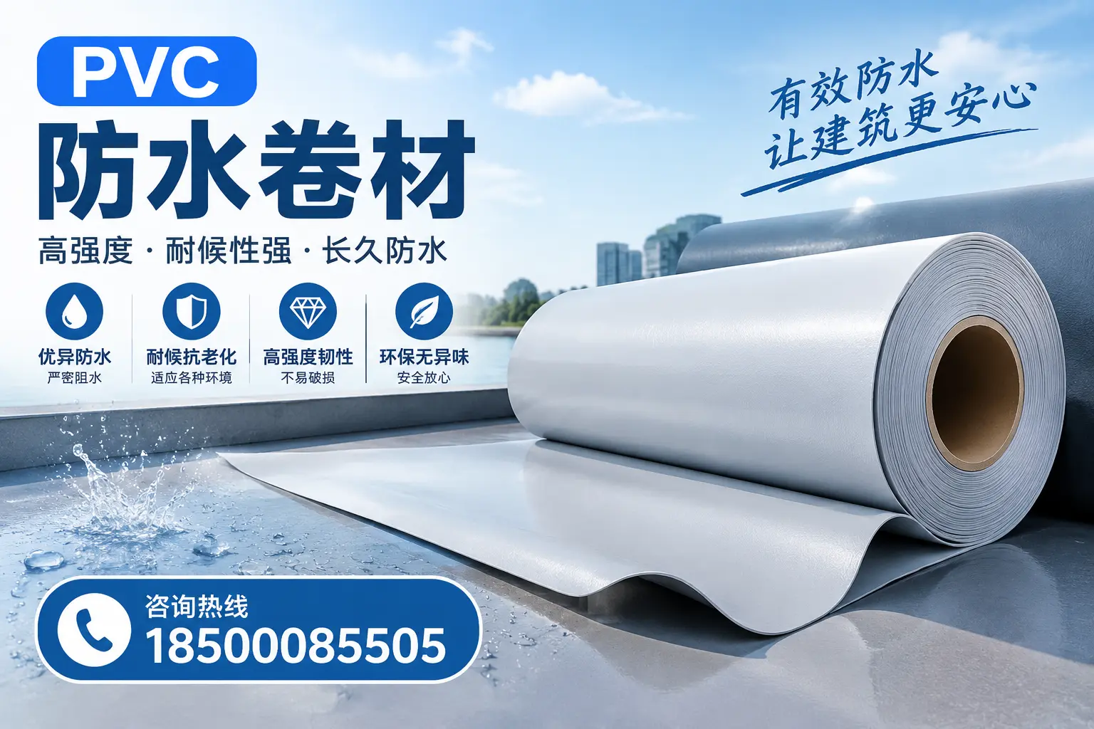 PVC防水卷材的环保特性与可持续发展探讨赤峰